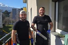 Reinigung im Einsatz